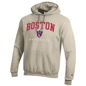 Boston University Mens Champion Powerblend Hoodie M